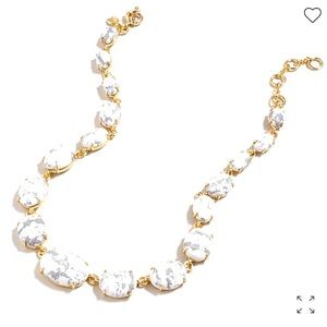 J. Crew Oval Stone Necklace